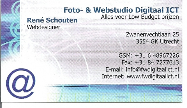 Foto- & Webstudio Digitaal ICT - Utrecht