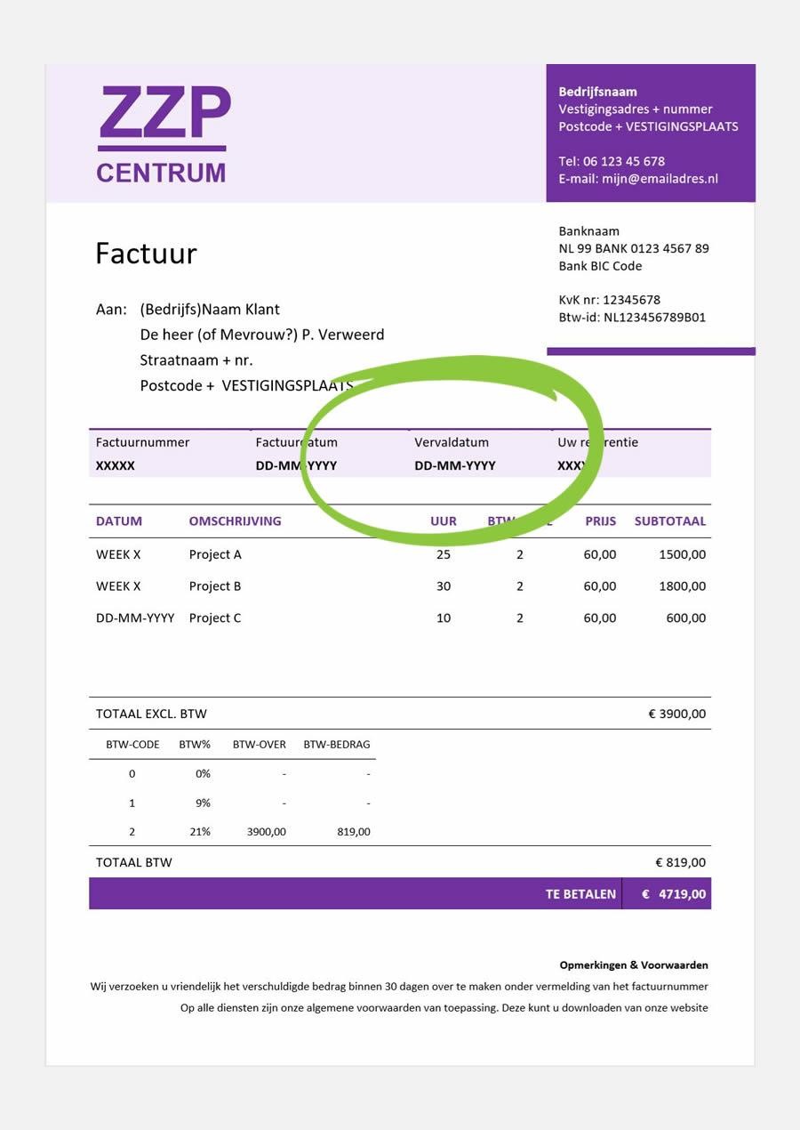 Factuur Voorbeeld Downloaden: PDF, Word en Excel Gratis
