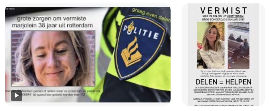 Verdwijning van Marjolein van der Heijden: Mysterie in Rotterdam