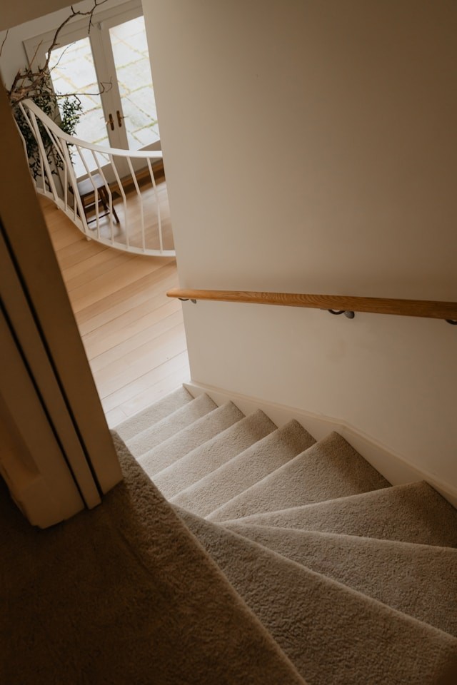 Trapbekleding Met Tapijt