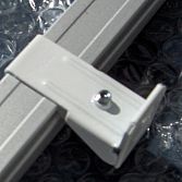 Aluminium gordijnrails. 