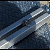 Aluminium gordijnrails. 