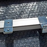Aluminium gordijnrails. 
