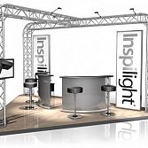 Aluminium truss standbouw.