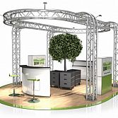 Aluminium truss standbouw.