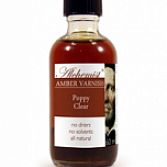 Amber varnish poppy clear 60 and 30ml