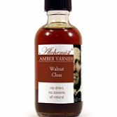 Amber varnish walnut clear 60 and 30ml