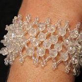 Armband kralen wit