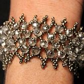 Armband kralen zilver