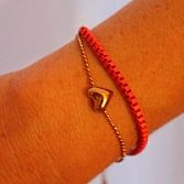 Armbandje Neon oranje
