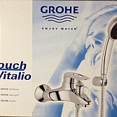 Badkraan Grohe Touch & Vitalio handdouche