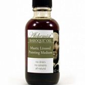 Baroque oil Mastic walnut painting medium