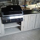 Buiten keukens steigerhout