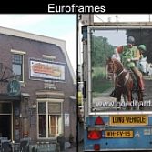 Buizenframe met spandoek