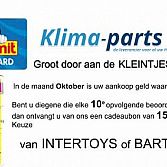 Cadeaubon actie Bart Smit en Intertoys ter waarde van 15 euro
