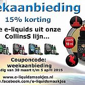 CollinsS e-liquids weekaanbieding