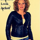 Dames Jas Leather Look met GRATIS TOPJE