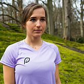 Dames sportshirt van gerecycled polyester