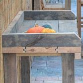 Damwandhouten Pottafel 