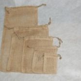 Decoratieve jute zakken