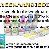 Deze week in de weekaanbieding bij e-liquidsmaakjes!