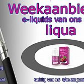 Deze week in de weekaanbieding bij e-liquidsmaakjes.nl