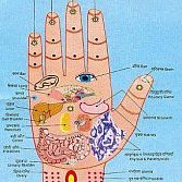 Diepgaande hand massage en reading