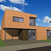 Diverse moderne woningen.