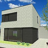 Diverse moderne woningen.