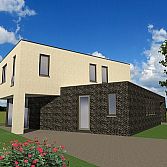 Diverse moderne woningen.