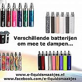 Een ruim assortiment met damp benodigdheden!