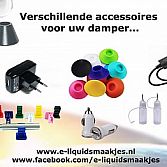 Een ruim assortiment met damp benodigdheden!