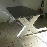 Eettafel van massief hout model Larissa