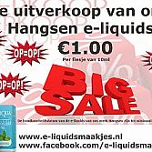 FINALE UITVERKOOP Hangsen e-liquids bij e-liquidsmaakjes!!!