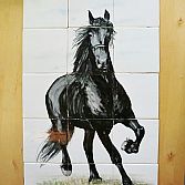Friese witjes ambachtelijk beschilderen met advies bij keuze voor decor, tegel, voeg, kleur....