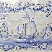 Friese witjes ambachtelijk beschilderen met advies bij keuze voor decor, tegel, voeg, kleur....