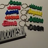 Gepersonaliseerde naam sleutelhanger