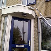 Glasbewassing en schoonmaak