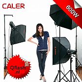 Groot assortiment studioflitsers en toebehoren.