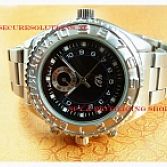 HD Camera Horloge met elegant stalen design