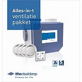 Itho woonhuisventilator alles-in-1 ventilatiepakket