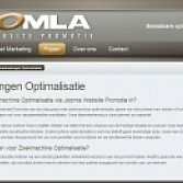 Joomla Website Promotie