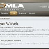 Joomla Website Promotie