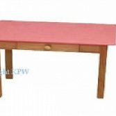 KPW Kindertafel met lade Roos