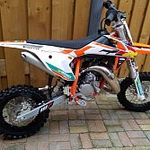 ** KTM SX 50 FACTORY EDITION AUTOMAAT BOUWJAAR 2019 KINDER CROSSMOTOR **