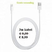 Kabel voor iphone 5/ ipad 4/ ipad mini/ oplader/ autolader