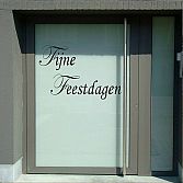 Kerstdecoratie sticker raam of deur
