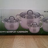 Kinghoff roestvrij stalen pannenset 