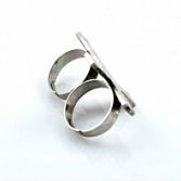 Kruis Ring zilver