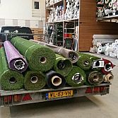Kunstgras tapijt outlet groen en gekleurd in Gelderland kopen